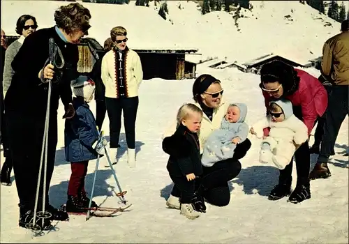 Ak Königin Juliana d. Niederlande, Prinzessin Beatrix, Willem Alexander, Margriet, Maurits,Lech 1969