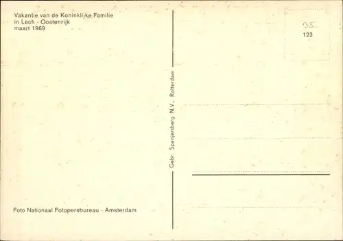 Ak Königin Juliana d. Niederlande, Prinzessin Beatrix, Willem Alexander, Margriet, Maurits,Lech 1969