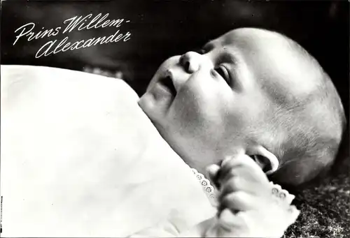 Ak Prinz Willem Alexander als Baby, 1967