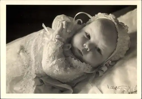 Ak Prinzessin Beatrix der Niederlande als Baby, 1938