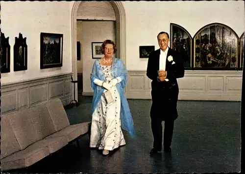 Ak Königin Juliana der Niederlande, Prinz Bernhard, Hochzeit Prinzessin Margriet 1967