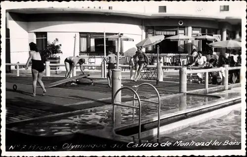 Foto Ak Montrond les Bains Loire, La Piscine Olympique du Casino