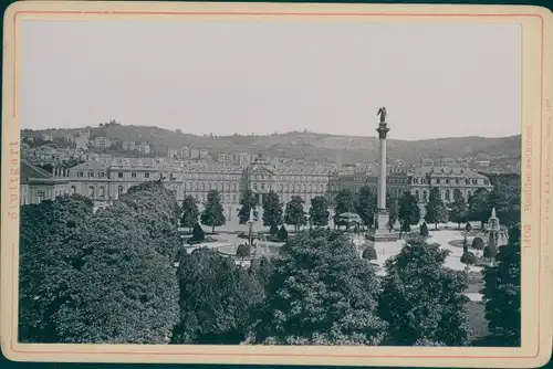 Kabinettfoto Stuttgart am Neckar, Residenzschloss, um 1890