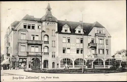 Ak Berlin Zehlendorf, Burg Hotel