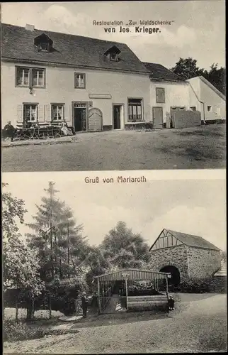 Ak Mariaroth Dieblich an der Mosel, Restaurant Zur Waldschenke