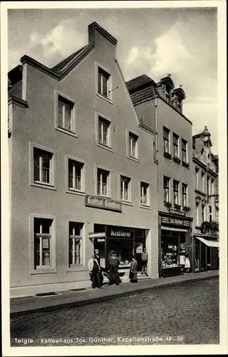 Ak Telgte in Nordrhein Westfalen, Kaffeehaus Jos. Günther, Kapellenstraße 48 - 50