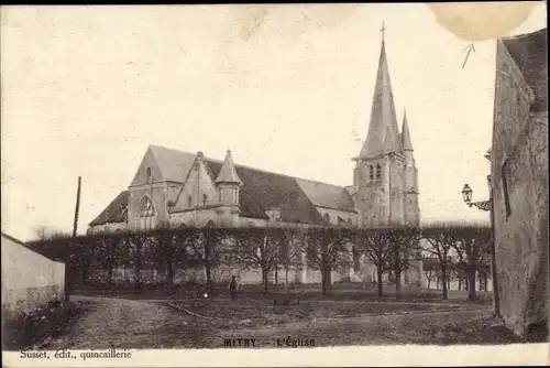 Ak Mitry Seine et Marne, L'Eglise