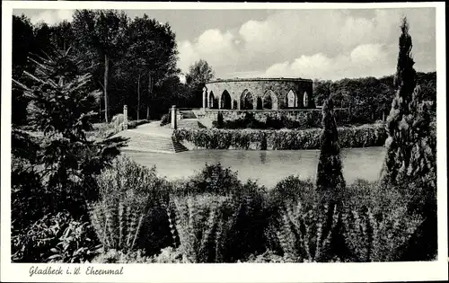 Ak Gladbeck im Ruhrgebiet, Ehrenmal