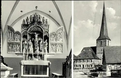 Ak Wettringen Mittelfranken Bayern, Peter und Paulskirche