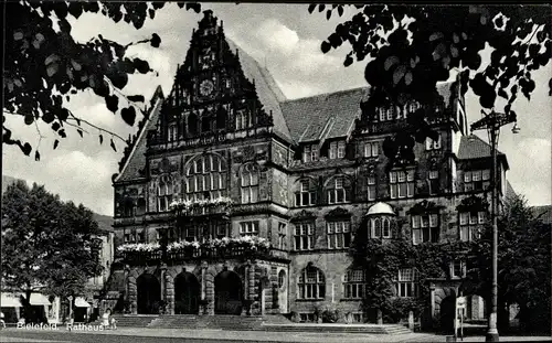 Ak Bielefeld in Nordrhein Westfalen, Rathaus