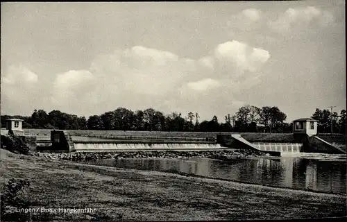 Ak Lingen im Emsland, Hanekenfähr