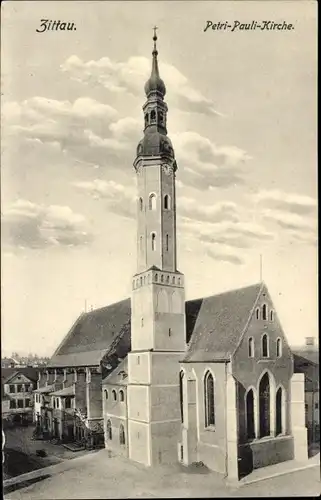 Ak Zittau in Sachsen, Petri Pauli Kirche