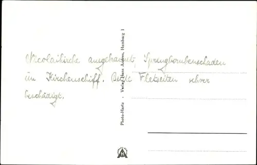 Ak Hamburg, Steckelhörnfleet und Nikolaikirche