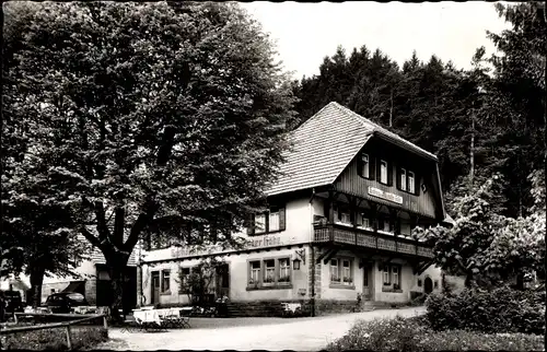 Ak Bad Rippoldsau Schapbach im Schwarzwald, Gasthof zur Holzwälderhöhe