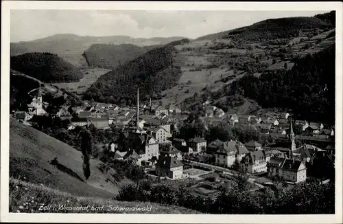 Ak Zell im Wiesental, Gesamtansicht