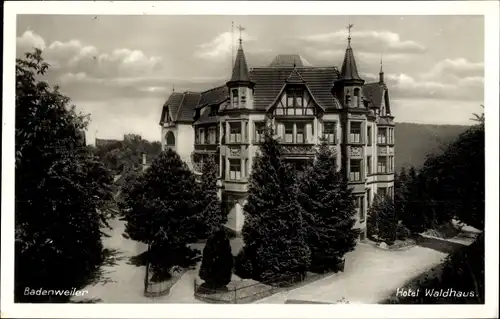 Ak Badenweiler im Schwarzwald, Hotel Waldhaus