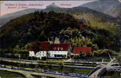 Ak Bad Sulzbach Lautenbach im Renchtal, Gasthaus Hubackerhof