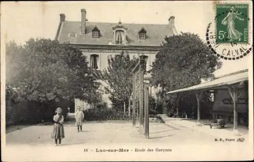 Ak Luc sur Mer Calvados, Ecole des Garcons