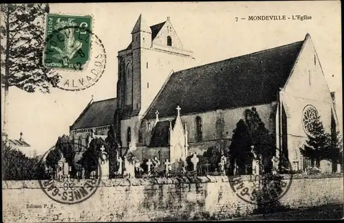 Ak Mondeville Calvados, L'Eglise