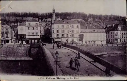 Ak Château Thierry Aisne, Le Pont