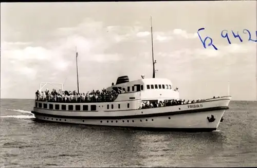 Ak Norderney in Ostfriesland, Fährschiff Frisia II, Reederei Norden-Frisia