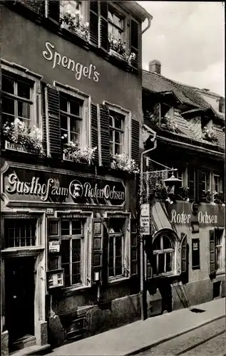 Ak Heidelberg am Neckar, Hotel Zum Roten Ochsen, Spengel's