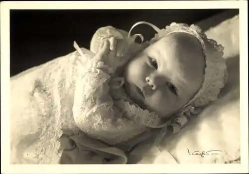 Ak Prinzessin Beatrix der Niederlande als Baby, 1938