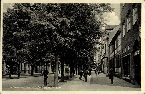 Ak Wittenberge in der Prignitz, Bahnstraße