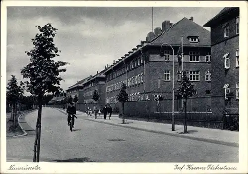 Ak Neumünster in Holstein, Inf. Kaserne Färberstraße