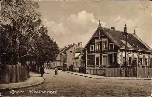Ak Egeln im Salzlandkreis, Wiesenstraße