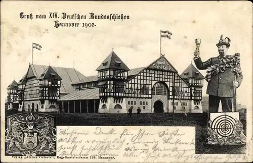 Ak Hannover in Niedersachsen, VIV. Deutsches Bundesschießen 1903