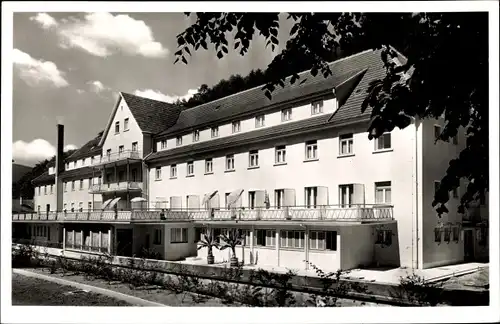 Ak Bad Peterstal Schwarzwald, Krankenhaus und Sanatorium