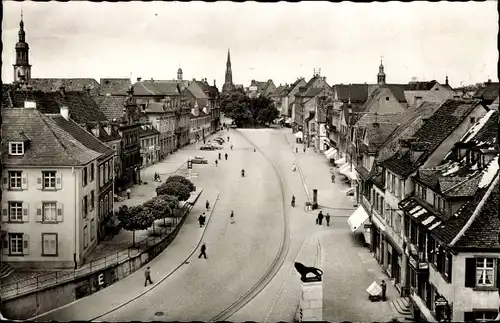 Ak Offenburg in Baden Schwarzwald, Hauptstraße