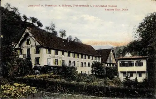 Ak Bad Peterstal Griesbach im Schwarzwald, Gasthof zum Bären