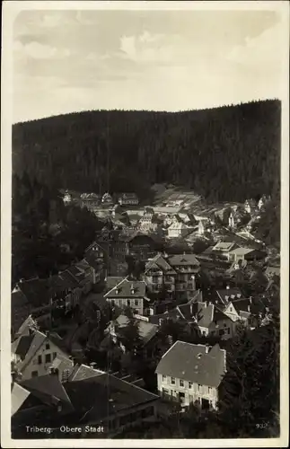 Ak Triberg im Schwarzwald, Obere Stadt