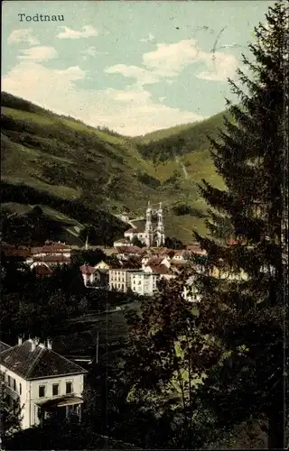 Ak Todtnau im Südschwarzwald, Teilansicht