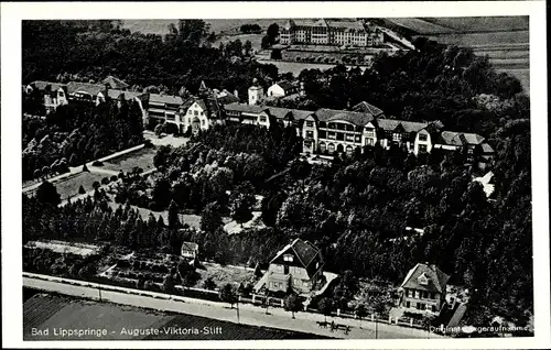 Ak Bad Lippspringe im Kreis Paderborn, Fliegeraufnahme vom Auguste Viktoria Stift