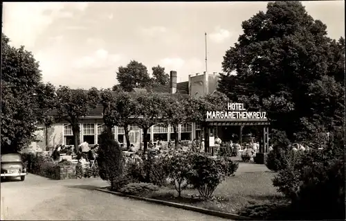 Ak Königswinter, Blick zum Hotel Margarethenkreuz