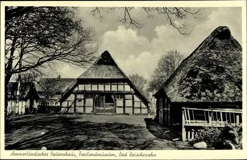 Ak Bad Zwischenahn in Niedersachsen, Ammerländisches Bauernhaus, Freilandmuseum