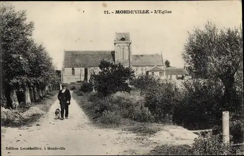 Ak Mondeville Calvados, L'Eglise