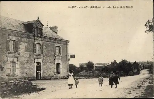 Ak Saint Jean de Mauvrets Maine et Loire, Le Bout du Monde