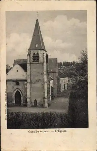 Ak Condé en Brie Aisne, L'Eglise