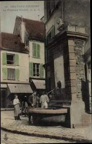 Ak Château Thierry Aisne, La Fontaine Nechin