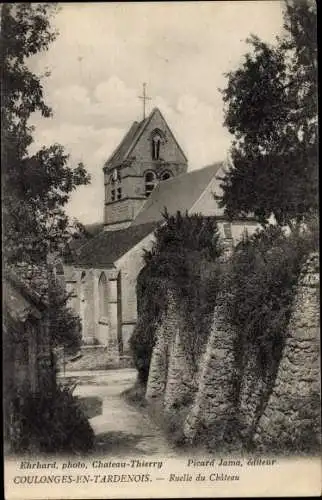 Ak Coulonges en Tardenois Aisne, Ruelle du Chateau