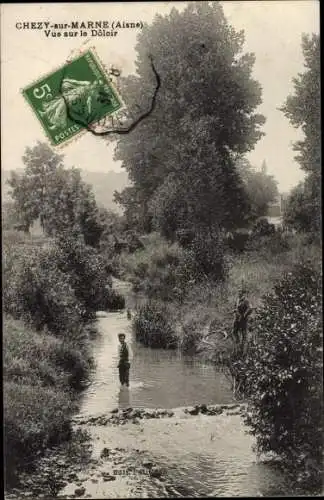 Ak Chézy sur Marne Aisne, Vue sur le Doloir