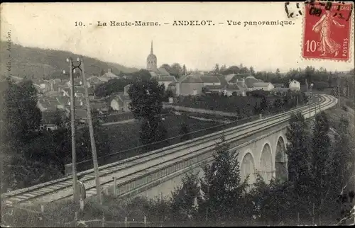 Ak Andelot Haute-Marne, Vue panoramique