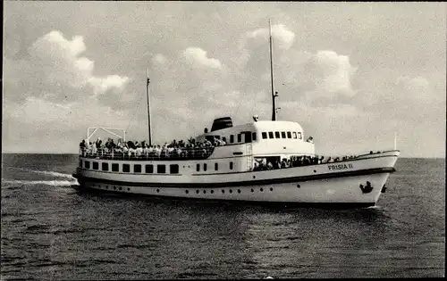 Ak Norderney in Ostfriesland, Fährschiff Frisia II