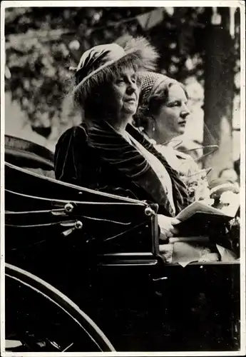 Ak Königin Wilhelmina der Niederlande mit Prinzessin Juliana, Amsterdam 1937