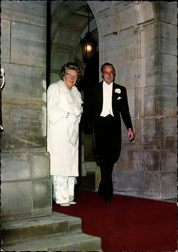 Ak Königin Juliana der Niederlande, Prinz Bernhard, 1966