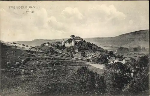 Ak Trendelburg in Nordhessen, Blick auf den Ort mit Umgebung